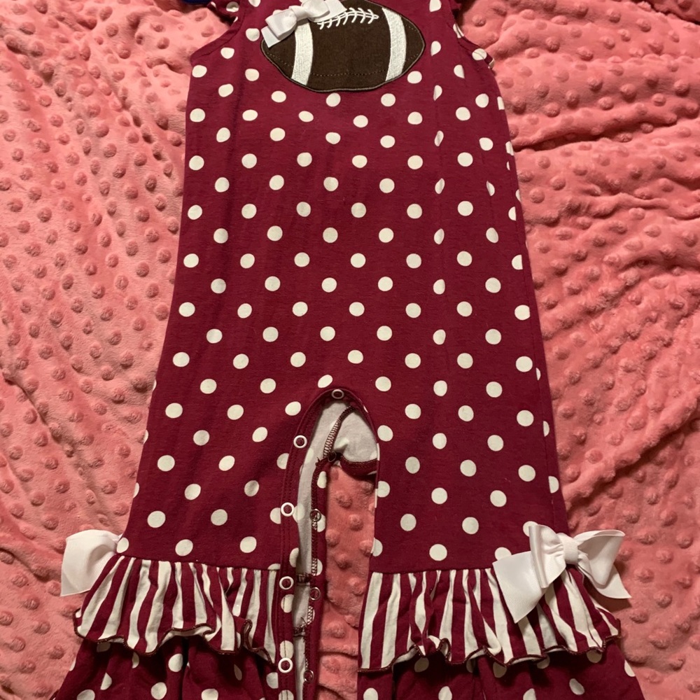 RicRac and Ruffles 18m sleeveless romper